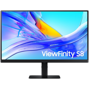 Monitor LED Samsung LS27D800UAUXEN S80UD, 27" FHD FLAT 16:9 (3840 x 2160) IPS 60Hz, 350 cd/m2, 1000:1, 5ms, 178/178, 1xDP, 1xHDMI USB-Hub 90W, RJ-45, 3.5 Jack, Tilt/Pivot/Swivel/HeightAdj (120mm), VESA 100x100, 2Y