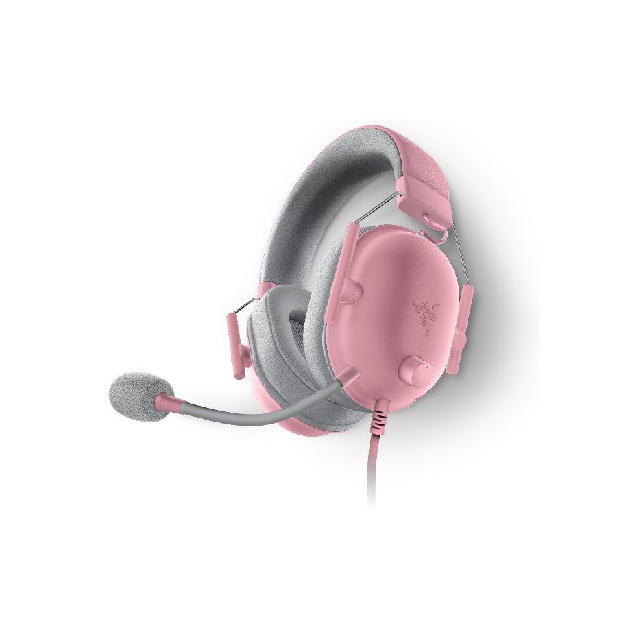 Razer BlackShark V2 X - Quartz, Gaming Headset, HyperClear Cardioid Mic, 50 mm TriForce Drivers, Advanced Passive Noise Cancellation, Breathable Memory Foam Cushions, HyperClear Cardioid Mic, 7.1 Surround Sound, 3.5mm - Image 2