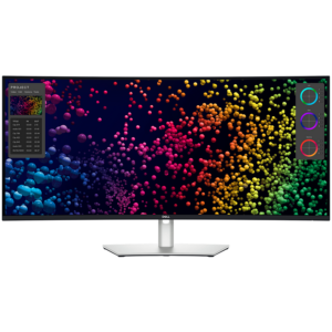 Monitor DELL UltraSharp U4025QW 40" Curved, 5120x2160, WUHD, 120Hz, IPS AG, 21:9, 1000:1, 450 cd/m2, 8ms/5ms, 178/178, DP, HDMI, 2xThunderbolt4 (90W), 3xUSB-C, 5xUSB-A, RJ-45, Audio line out, 2x9W Speakers, Tilt, Swivel, Height Adjust (15cm), 3Y