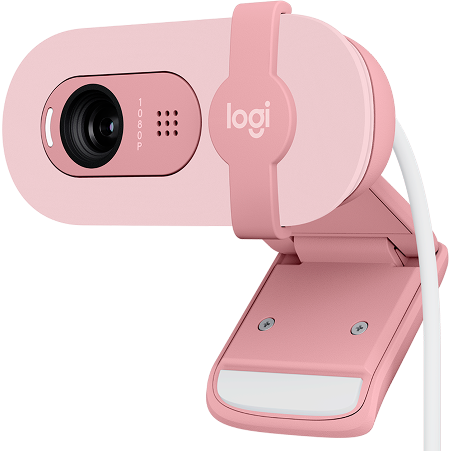 LOGITECH Brio 100 Full HD Webcam - ROSE - USB - Image 2