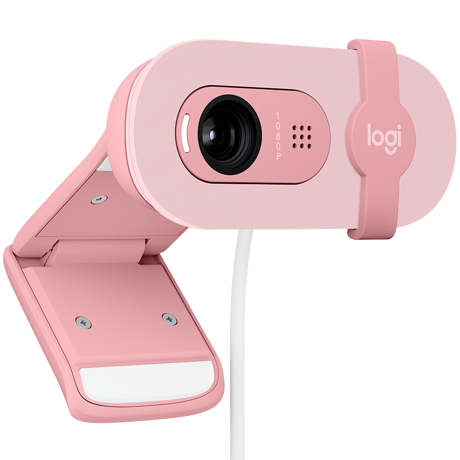 LOGITECH Brio 100 Full HD Webcam - ROSE - USB - Image 3