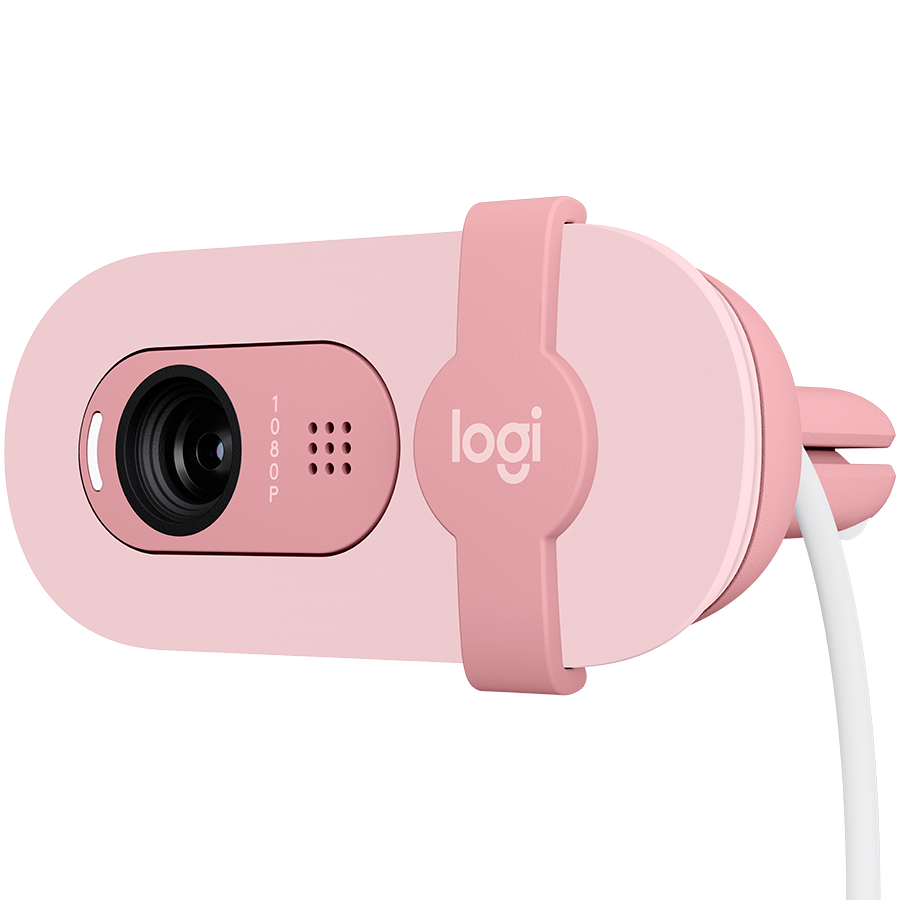 LOGITECH Brio 100 Full HD Webcam - ROSE - USB - Image 4