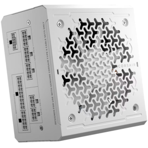 CORSAIR RM1000e White, 1000 Watt, Cybenetics Gold Certified, Fully Modular