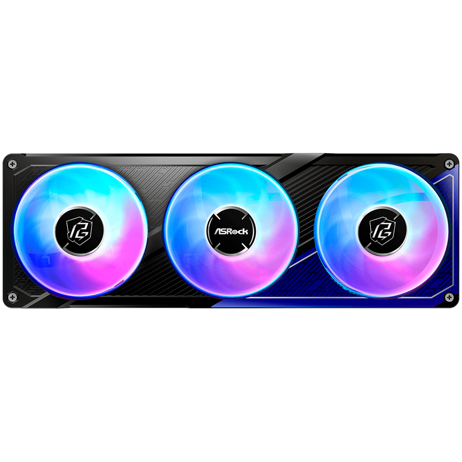 Asrock PHANTOM GAMING 360 LCD, AiO liquid cooler, ARGB, IPS LCD, 360 mm radiator, AM5, AM4, LGA1851, LGA1700, 90-APGA36-BAAGA5, 6Y - Image 5