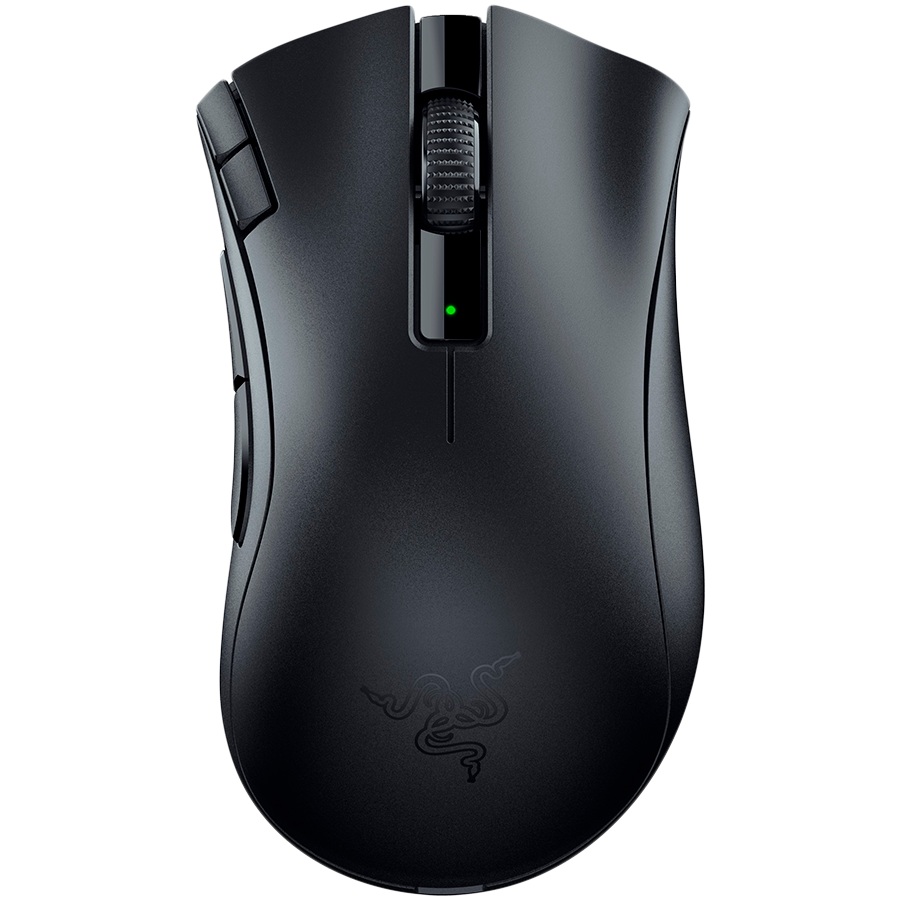 Razer DeathAdder V2 X HyperSpeed, HyperSpeed Wireless, 14 000 DPI Optical Sensor, 2nd-gen Razer Mechanical Mouse Switches, 100% PTFE mouse-feet, Up to 235 hours of battery life (2.4GHz), AA/AAA Hybrid battery slot, Weight: 86-103g