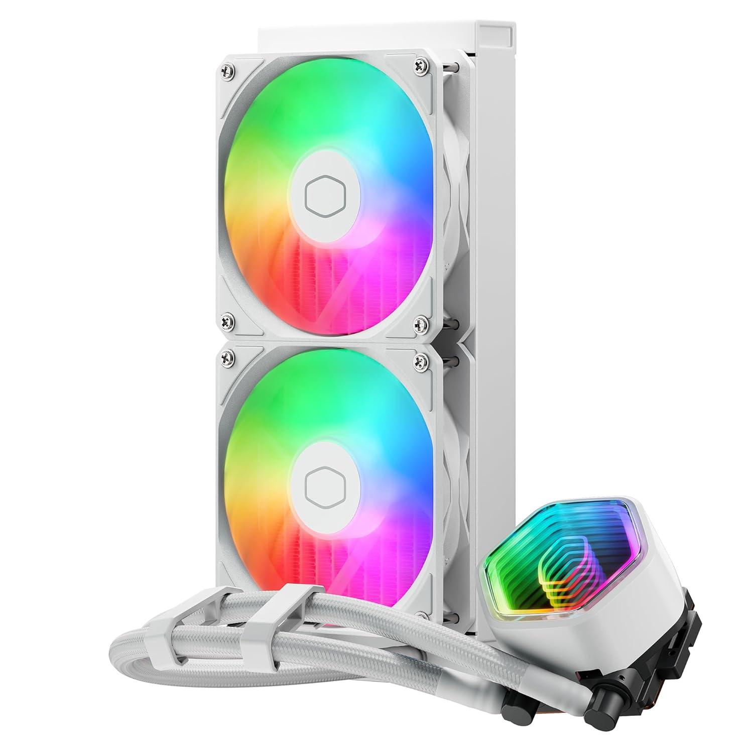Охладител за процесор Cooler Master Master Liquid 240 Core II ARGB White Edition - Image 2