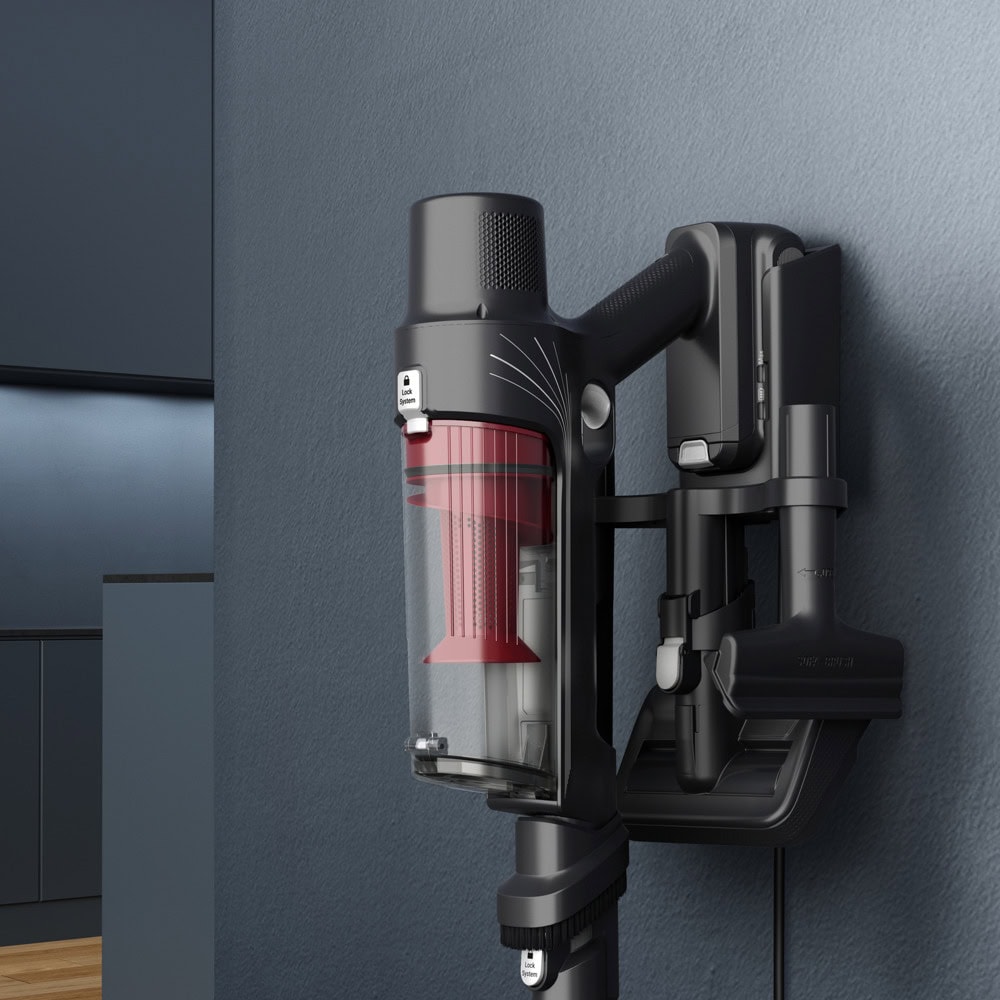 Прахосмукачка Rowenta X-PERT 7.60 3in1 Animal RH6A75WO, вертикална/ръчна, безжична, 140W, 440ml капацитет на контейнера, до 40 минути време на работа, миещ се филтър, 2 скорости, Cyclone технология, черна - Image 3