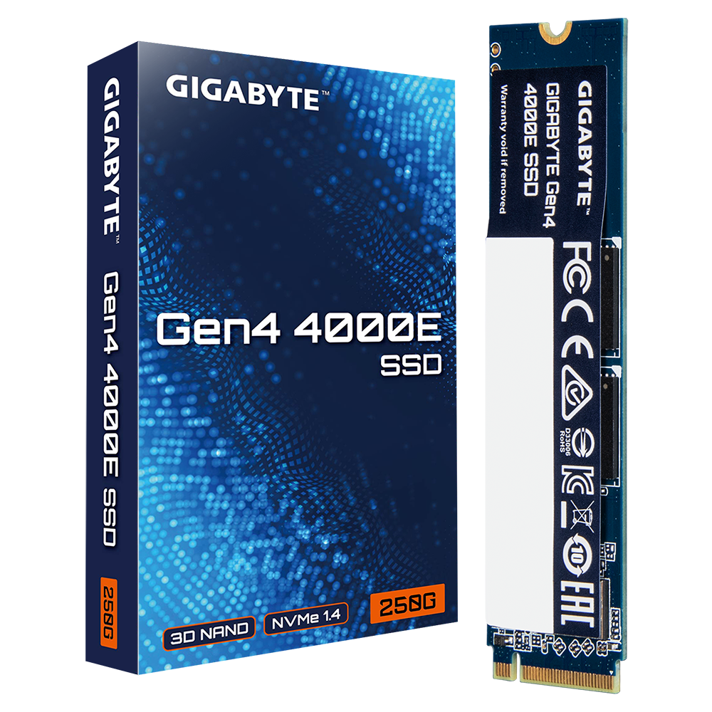 SSD Gigabyte 4000E 250GB, NVMe, PCIe 4.0 Gen4 - G440E250G M2 - Image 4