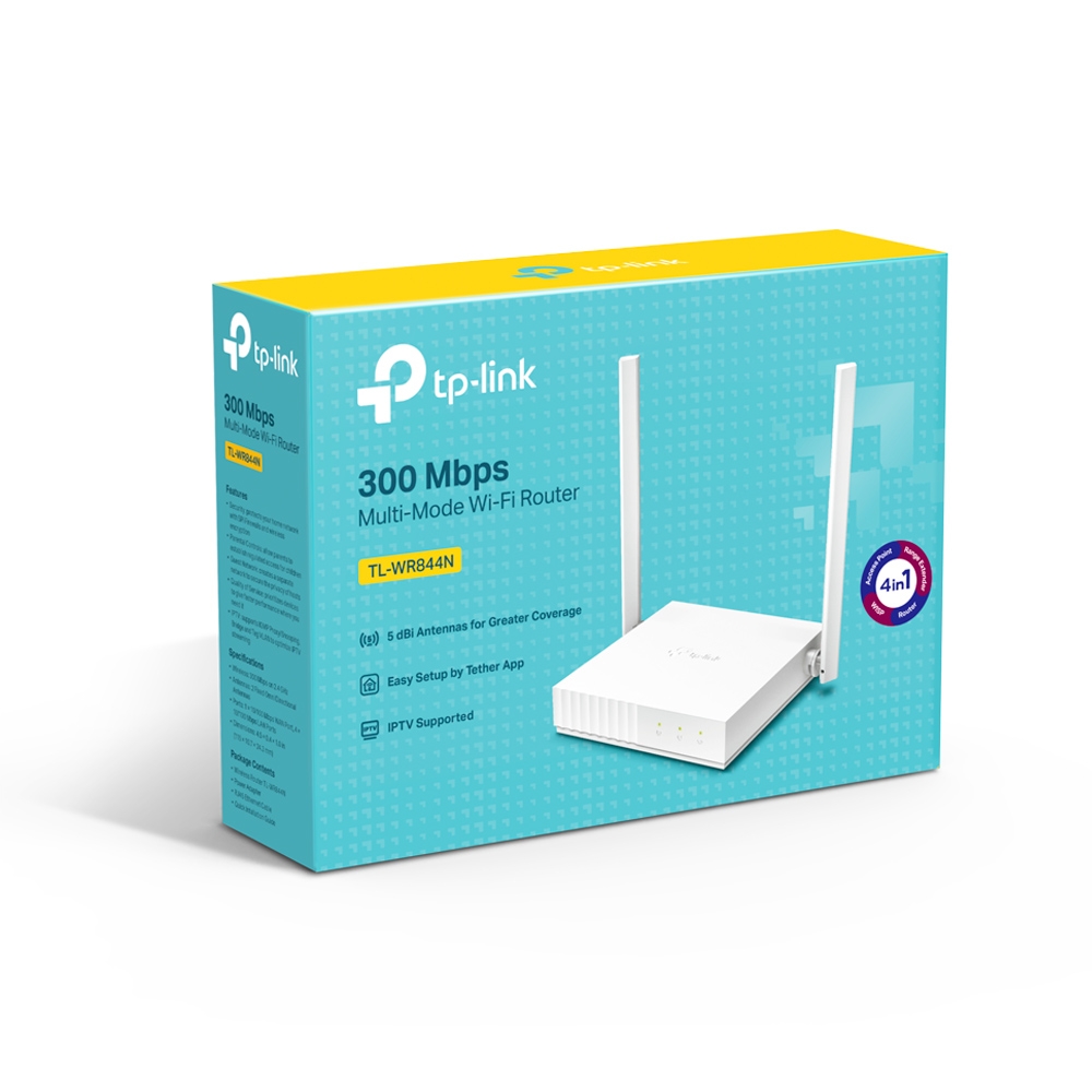 Многорежимен Wi-fi рутер TP-Link TL-WR844N N300 (v) - Image 5