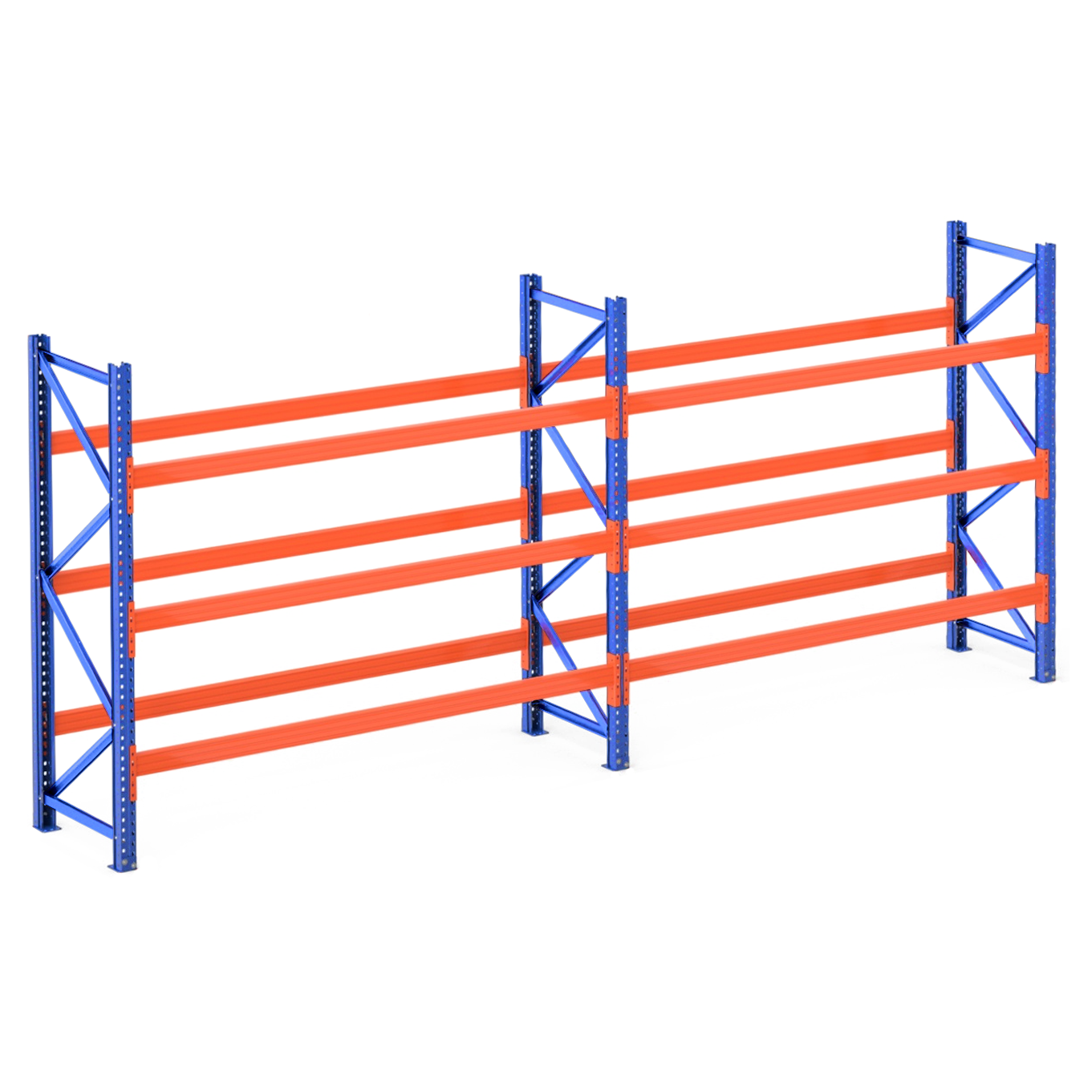 Греда за палетен стелаж , 2000x80mm, Оранжев - 10009 - Image 2