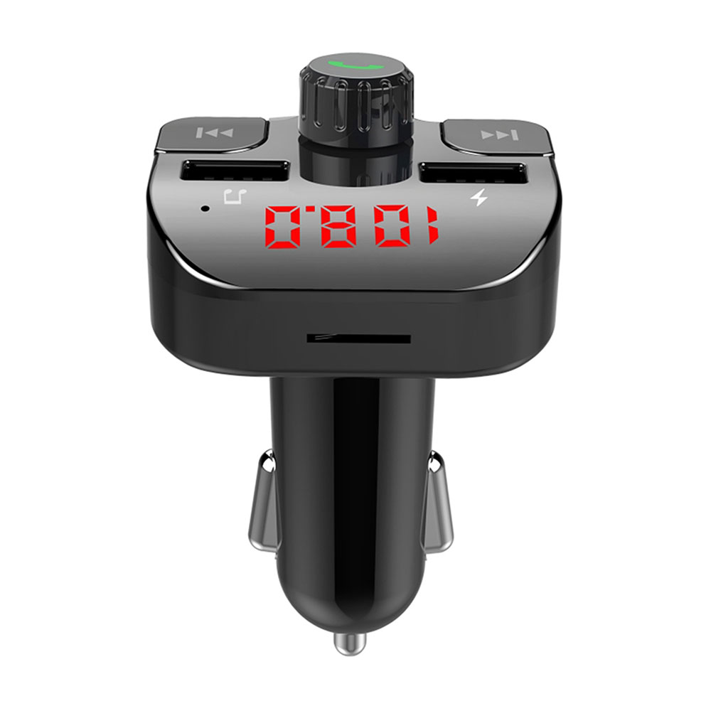 FM Трансмитер Earldom ET-M43, Bluetooth, USB, 5V/2.4A, Черен – 17389 - Image 2