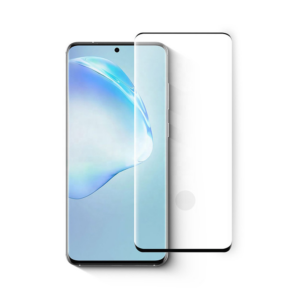 Стъклен протектор за целия екран , За Samsung Galaxy S20 Ultra, 3D, 0.3mm, Черен - 52555