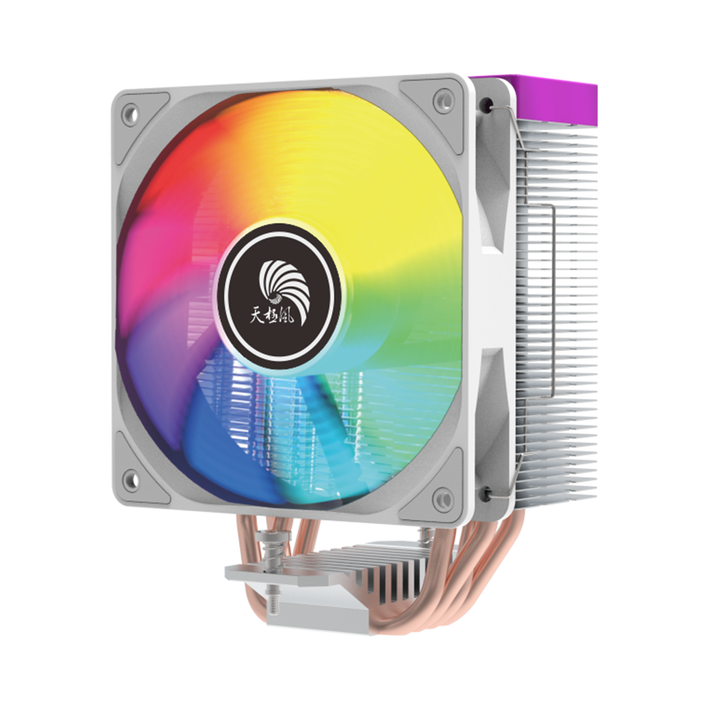 Охладител за процесор  G41 Plus, ARGB LED, 120mm, Универсален, Бял - 63077