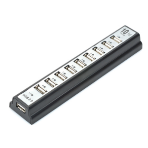 USB хъб , USB 2.0, 10 Порта, Различни цветове - 12061