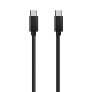 Кабел за данни DeTech, USB Type-C - USB Type-C 3.0, 1.0m, Черен - 14964