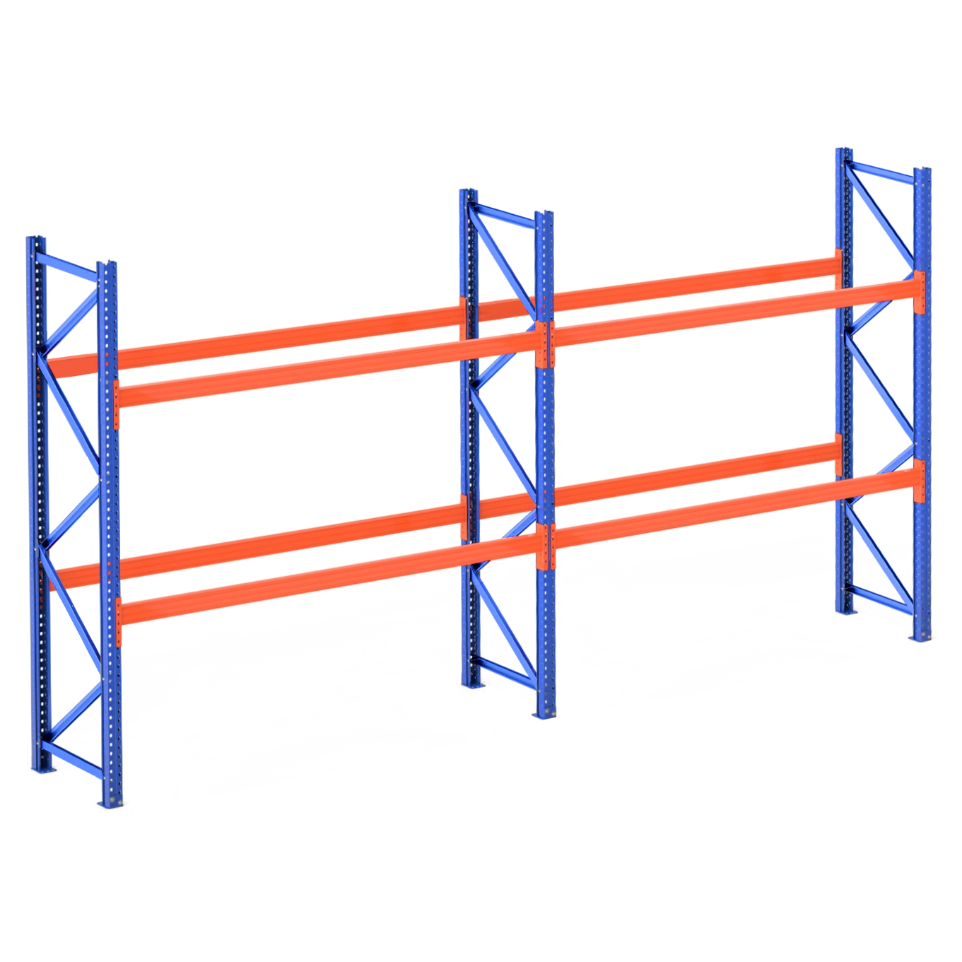 Рамка за палетен стелаж , 3000x800mm, 1.5mm, Син - 10007 - Image 2