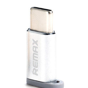 Преходник Micro USB към USB 3.1 Type-C, Remax RA-USB1, сребрист - 17158