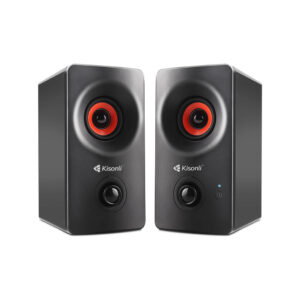 Тонколони Kisonli AC-9002BT, Bluetooth, 2x5W, 220V, Черен - 22146