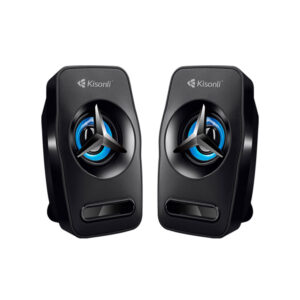 Тонколони Kisonli L-3030, 2x3W, USB, Черен - 22156