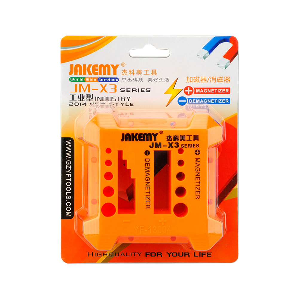 Магнетизатор / Демагнетизатор за отвертки, Jakemy X3, Оранжев - 17603 - Image 4