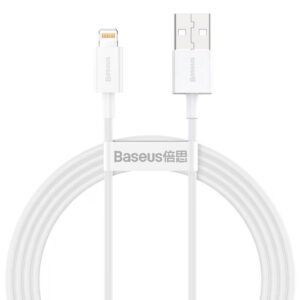 Кабел за данни Baseus Superior, Lightning, 1.5m, Бял - 40471