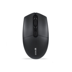 Мишка Mixie R520S, Безжична, Тиха, USB, 4D, Черен - 720