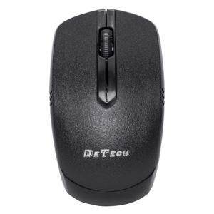 Мишка DeTech D16WL, Безжична, USB, Черен - 786