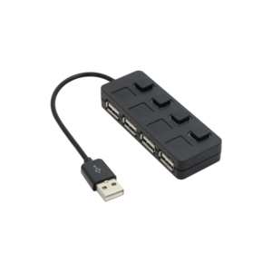 USB хъб , USB 2.0, 4 Порта, Черен - 12056