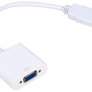Преходник , HDMI M - VGA F, 0.15м, Бял - 18153