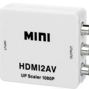 Конвертор, , HDMI към AV (3RCA), Бял - 18301