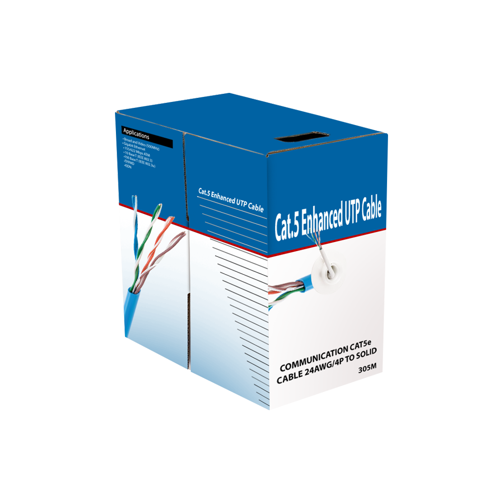 Кабел Network SFTP CAT 5, Бял, 300m - 18405 - Image 2
