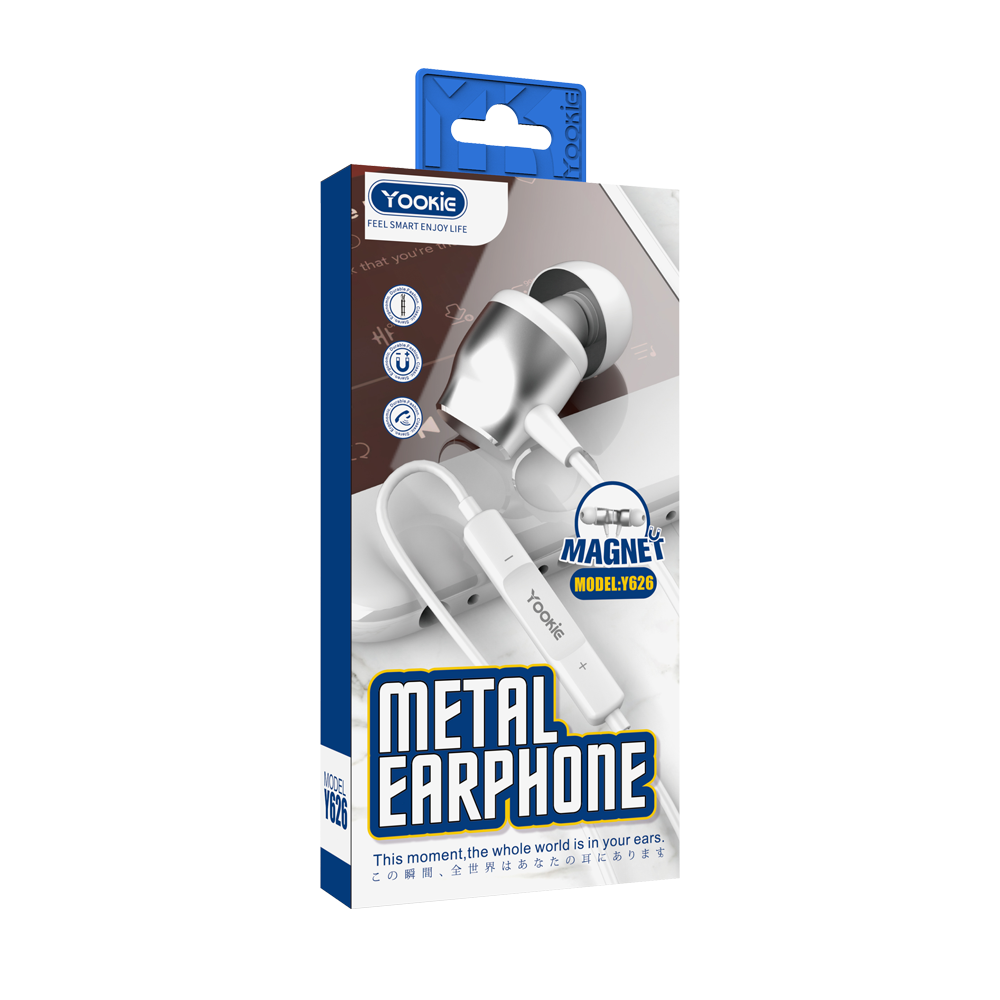 Слушалки за мобилни устройства Yookie Y627, Lightning, Mикрофон, Различни цветове - 20576 - Image 4