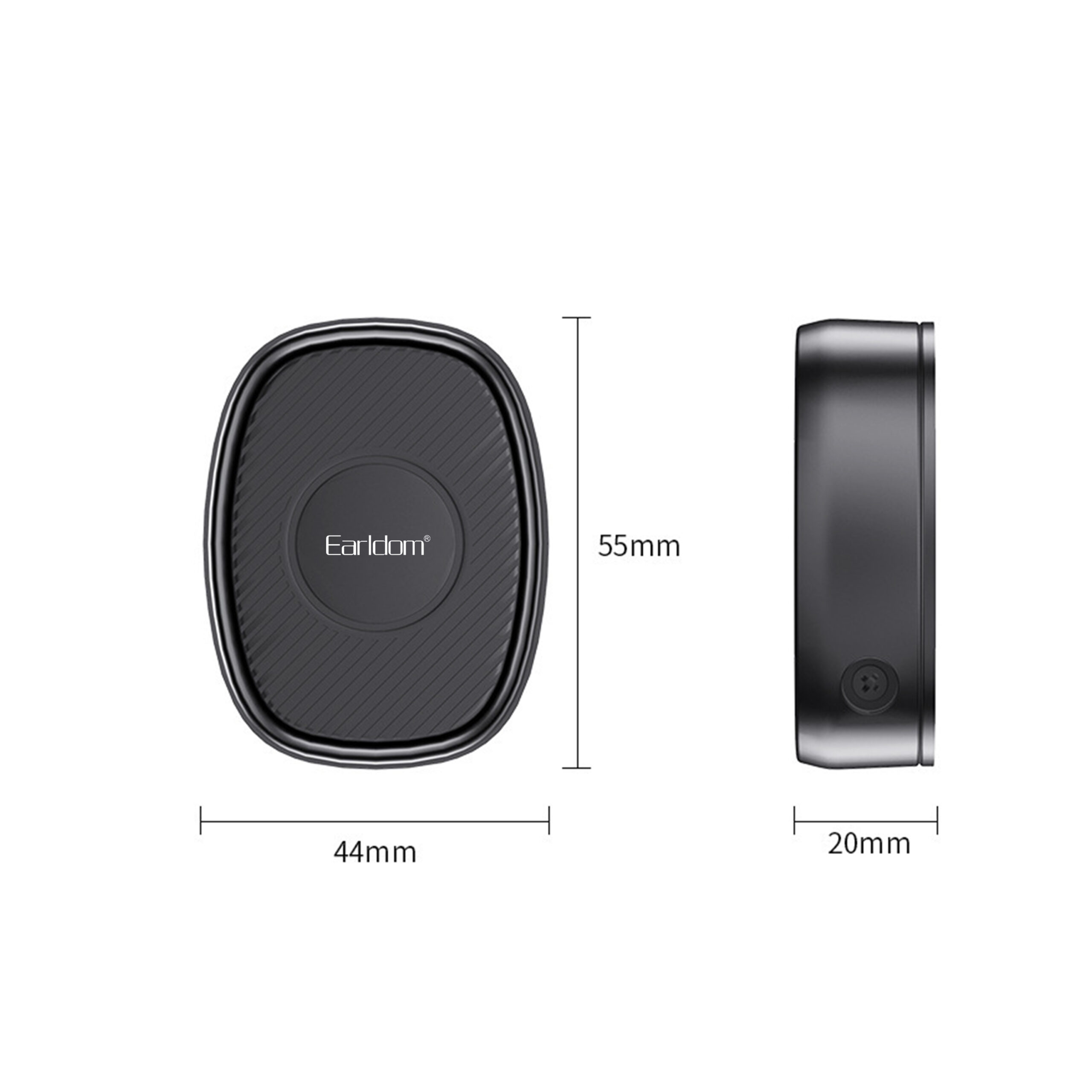 Магнитна стойка за телефон Earldom ET-EH177, Универсална, Черен - 17784 - Image 3