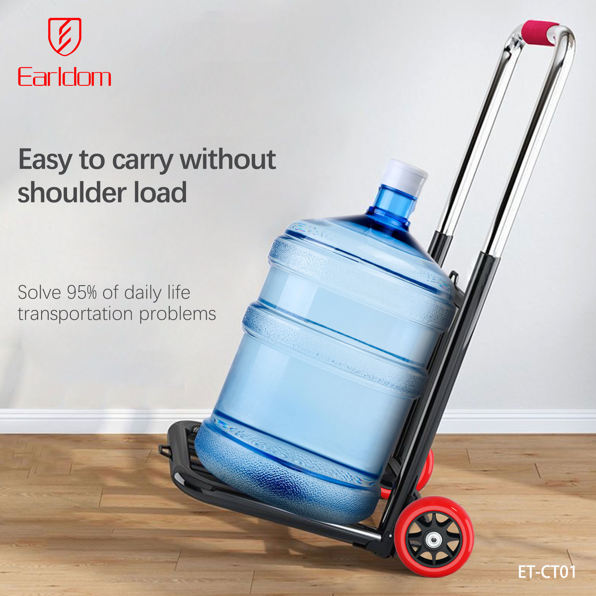 Товарна количка Earldom ET-CT01, Черен - 40531 - Image 4