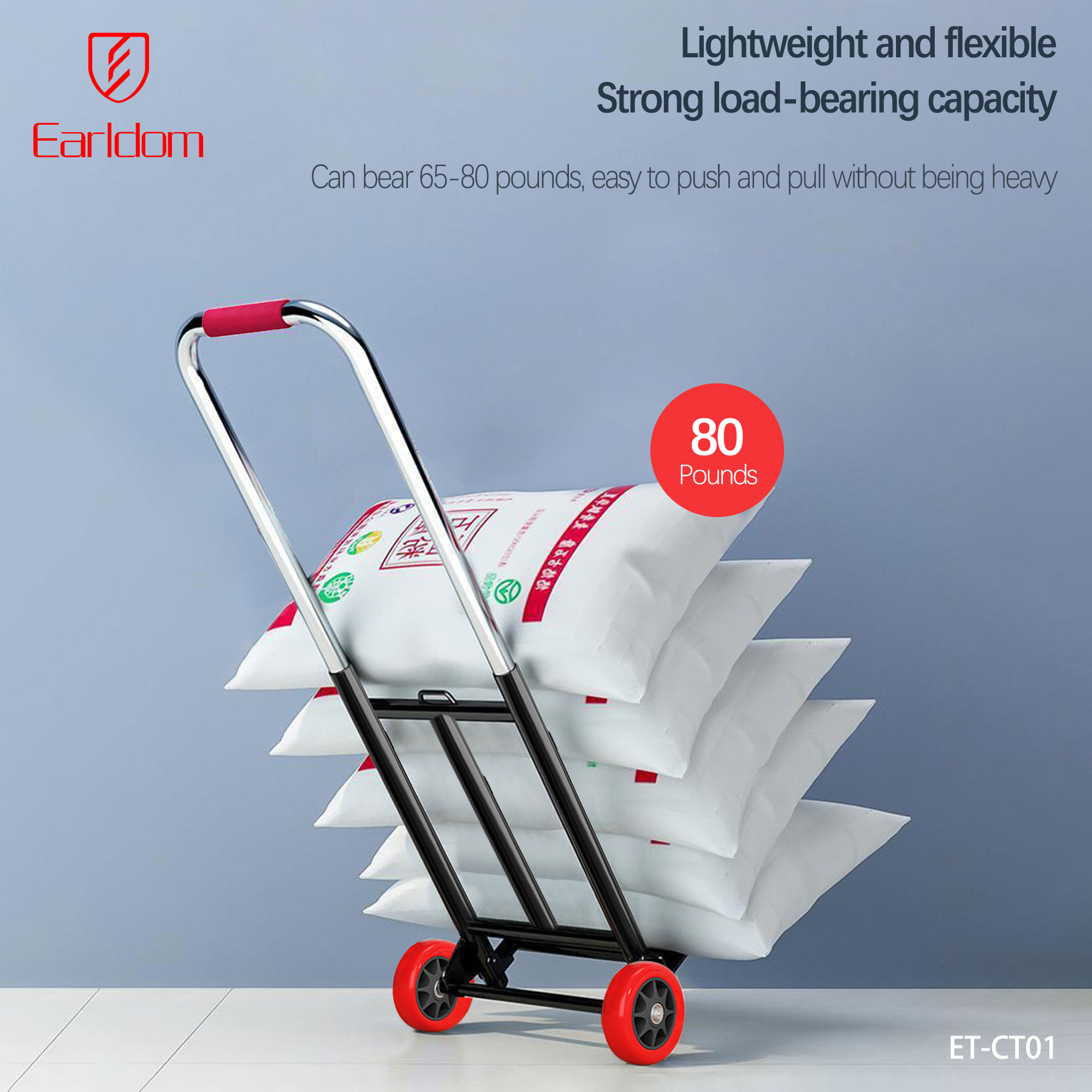 Товарна количка Earldom ET-CT01, Черен - 40531 - Image 5