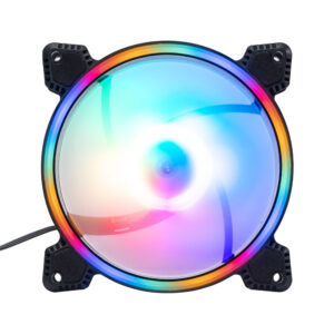 Вентилатор , 120mm, LED, 3PIN/MOLEX, Черен - 63072