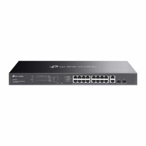 20-портов комутатор TP-Link Omada ES220GMP Gigabit Easy Managed Switch с 16 PoE+ порта