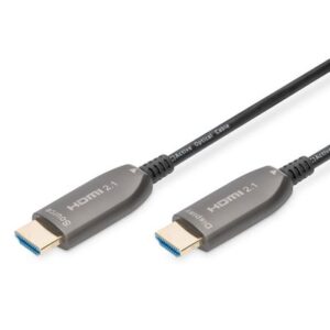 HDMI кабел Digitus AOC Hybrid Glasfaser AK-330126-150-S - 15 м - черен