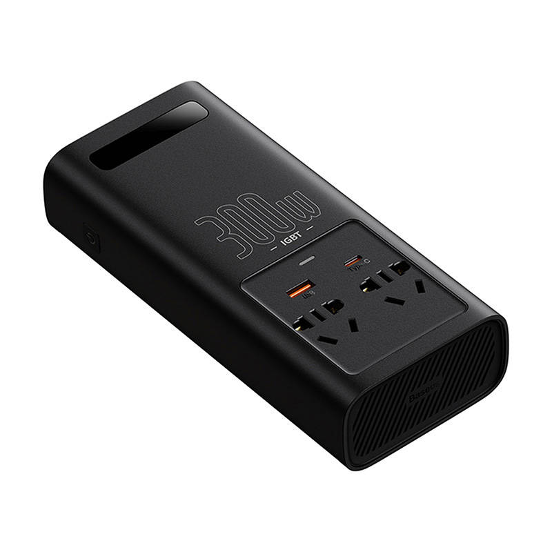 Baseus IGBT захранващ инвертор 300W (24V CN/EU ) C00337600111-00 - черен - Image 3