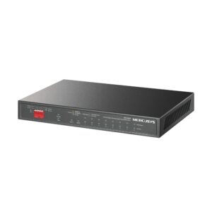 10-портов Gigabit Desktop комутатор с 8-Port PoE+ Mercusys MS110GMP