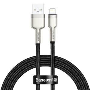 Кабел Baseus Cafule Metal Series USB-A към Lightning, 1м CALJK-A01
