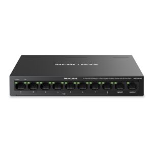 10-портов Gigabit Desktop комутатор с 8-Port PoE+ Mercusys MS110CMP