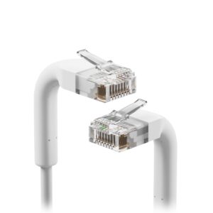 Кабел Ubiquiti UniFi Ethernet Patch Cable U-Cable-Patch-RJ45 0.1м - бял