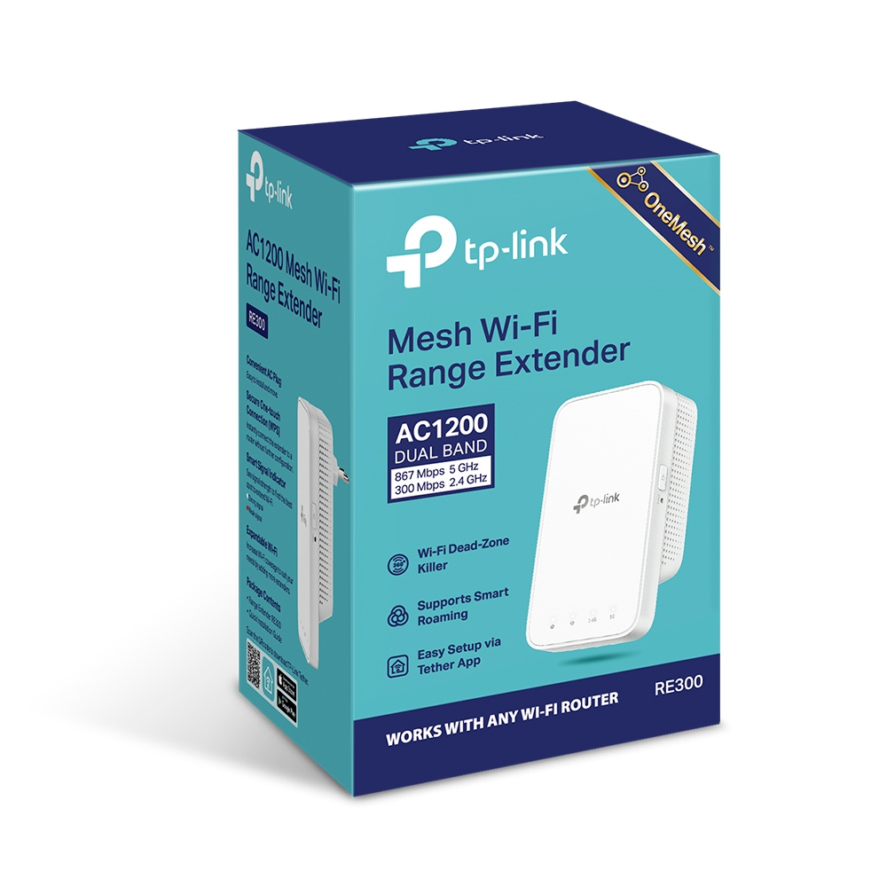 Wi-Fi удължител на обхват TP-Link RE300 AC1200 Mesh - Image 4