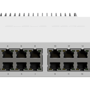 Комутатор MikroTik CCR2004-16G-2S+PC с 16 Gigabit порта и 2 SFP+ порта