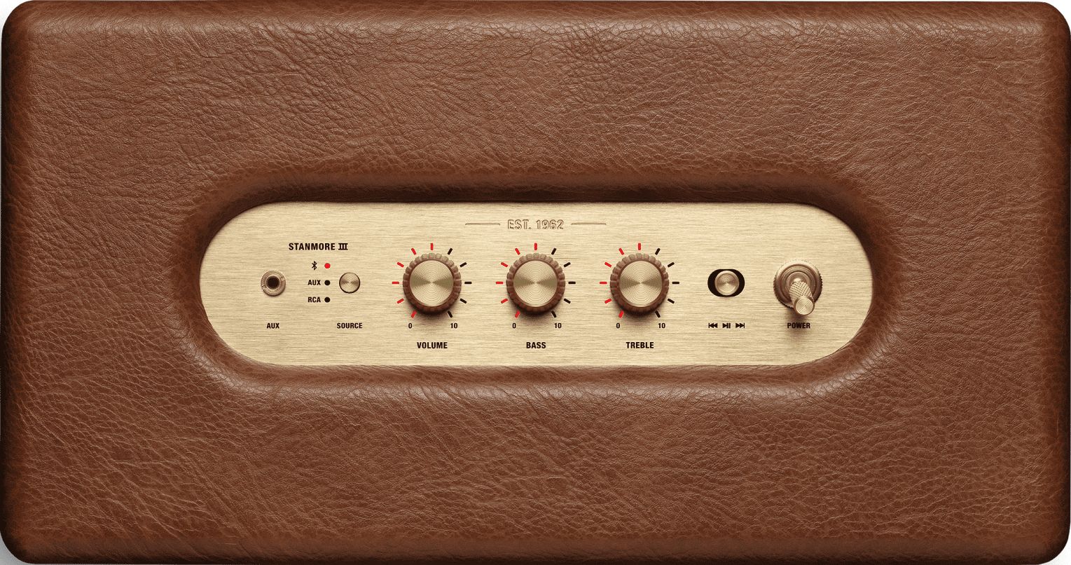 Преносима аудио система Marshall Stanmore III Brown 1006080 - кафяв - Image 5