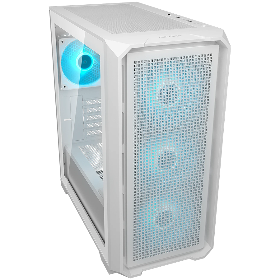 COUGAR MX600 Mini V2 PRO PC Case, Mini Tower, White - Image 4