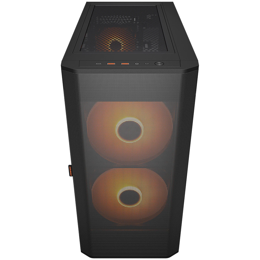 COUGAR AIRFACE FLO RGB PC Case, Mid Tower, Black - Image 5