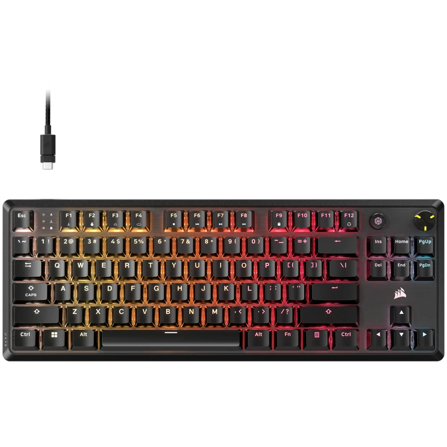 Corsair K70 CORE TKL, Gaming Keyboard, MLX RED, Black