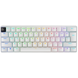 LOGITECH G PRO X 60 LIGHTSPEED Wireless Gaming Keyboard (Tactile) - WHITE - US INT'L - 2.4GHZ/BT - EMEA28-935 - TACTILE SWITCH